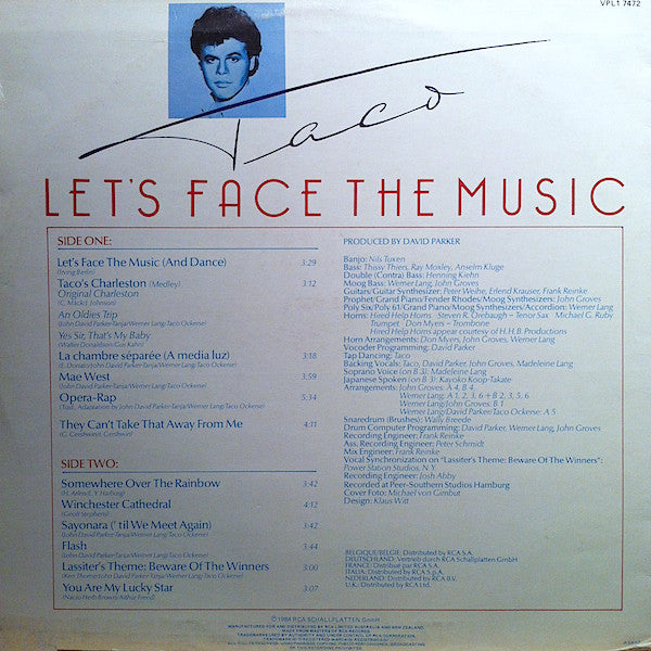 Taco : Let's Face The Music (LP, Album)