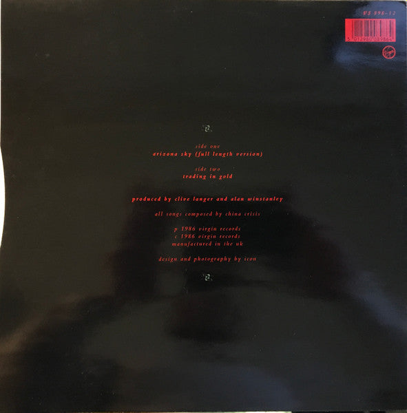 China Crisis : Arizona Sky (Full Length Version) (12")