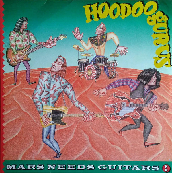Hoodoo Gurus : Mars Needs Guitars! (LP, Album, RE, RM, Gre)