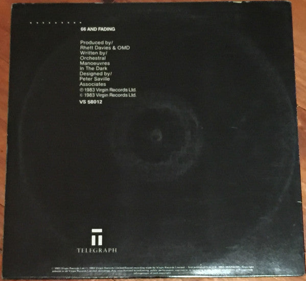 Orchestral Manoeuvres In The Dark : Telegraph (12")