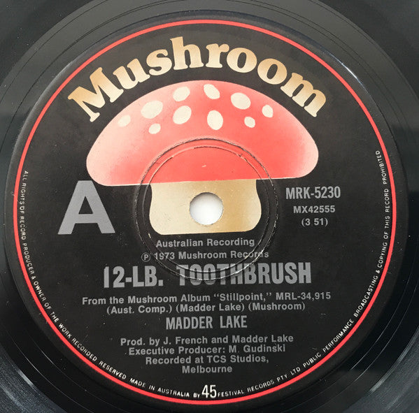 Madder Lake : 12-LB. Toothbrush (7", Single)