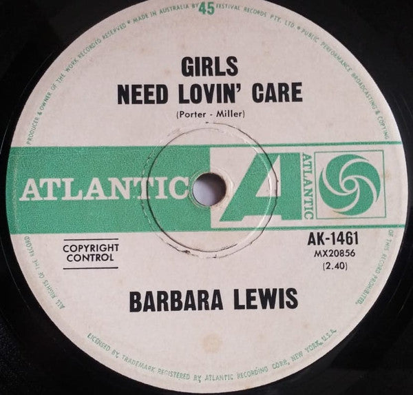 Barbara Lewis : Make Me Belong To You (7")