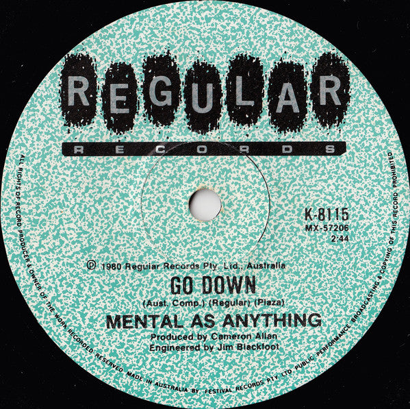 Mental As Anything : (Just Like) Romeo And Juliet (7", Single)