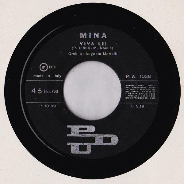 Mina (3) : Insieme (7")