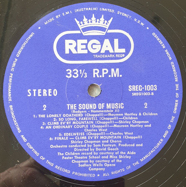 Sam Fonteyn : The Sound Of Music (LP, Album)