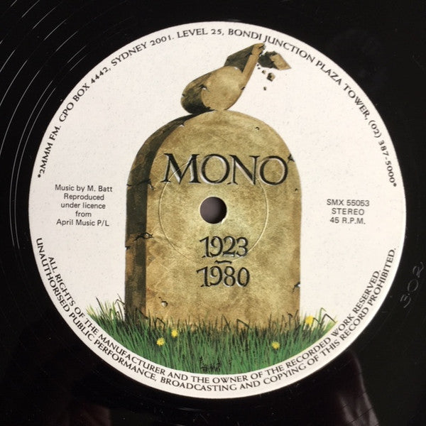 Mike Batt : Mono 1923-1980 (12")