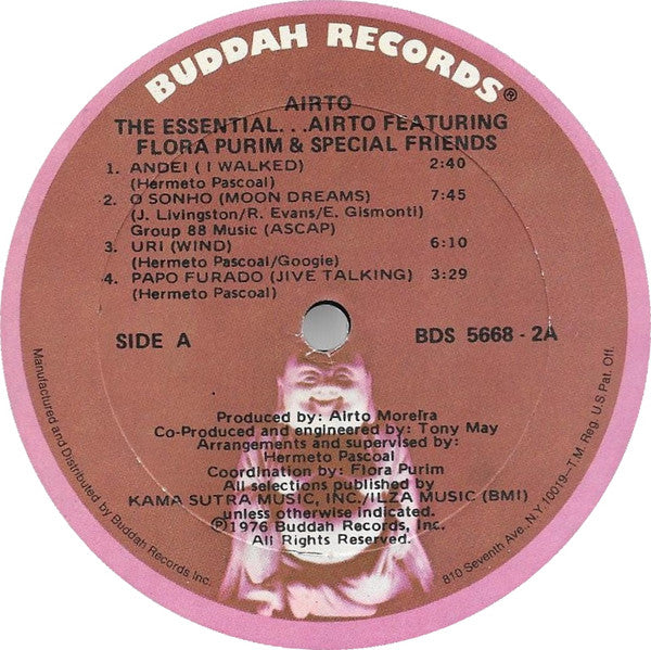 Airto Moreira Featuring Flora Purim : The Essential Airto (2xLP, Comp, Gat)