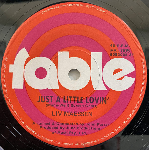 Liv Maessen : Knock Knock Who's There (7", Single)