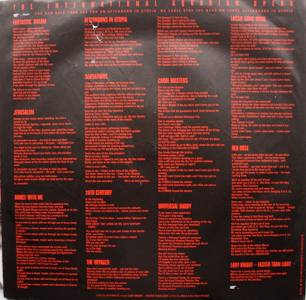 Alphaville : Afternoons In Utopia (LP, Album)