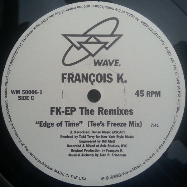 François K.* : FK-EP (The Remixes) (2x12", EP)