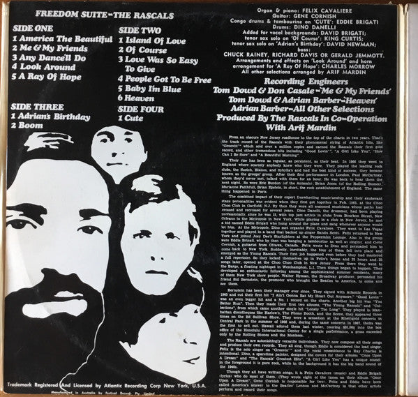 The Rascals : Freedom Suite (2xLP, Gat)