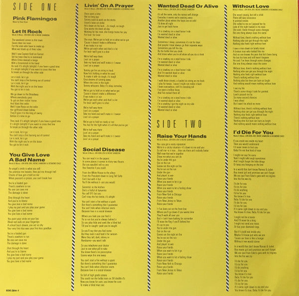 Bon Jovi : Slippery When Wet (LP, Album)