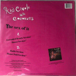 Kid Creole And The Coconuts : The Sex Of It (12", Maxi)
