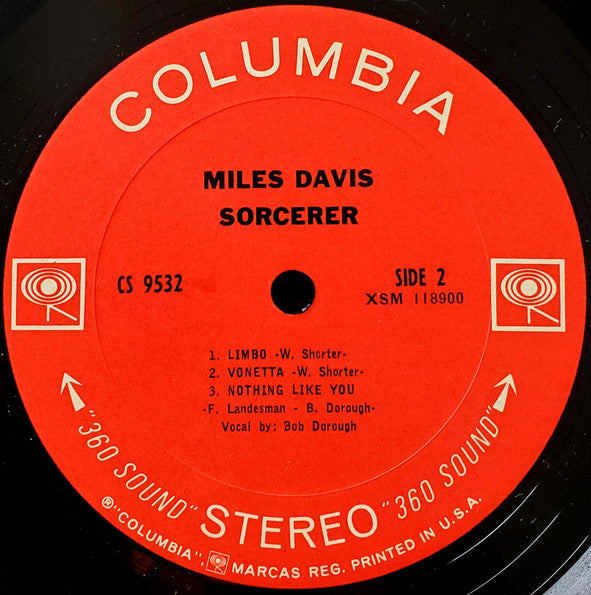 Miles Davis : Sorcerer (LP, Album, San)