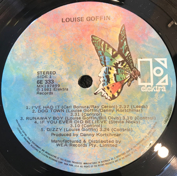 Louise Goffin : Louise Goffin (LP, Album)