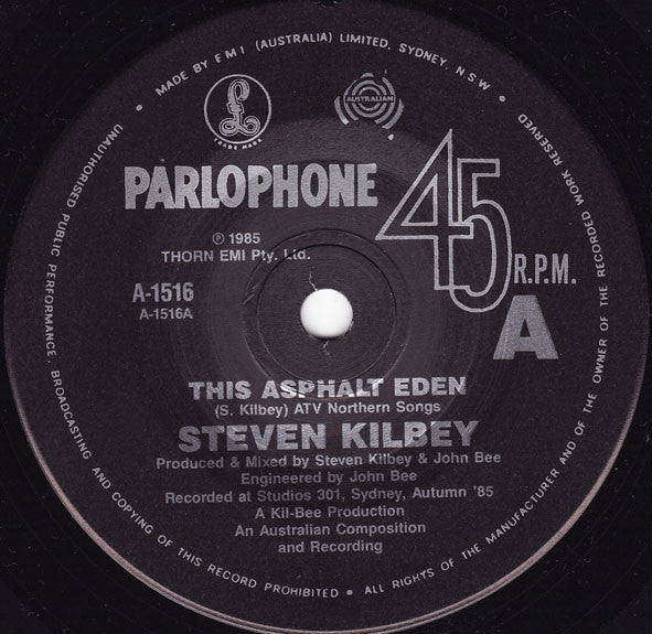 Steve Kilbey : This Asphalt Eden (7")