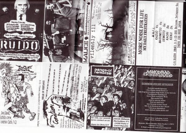 Various : Onslaught (International Hardcore Compilation) (7", EP, Comp)