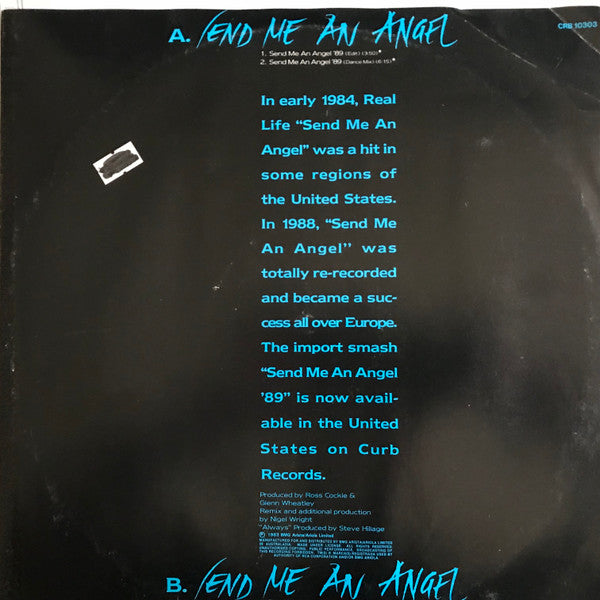 Real Life : Send Me An Angel '89 (12")