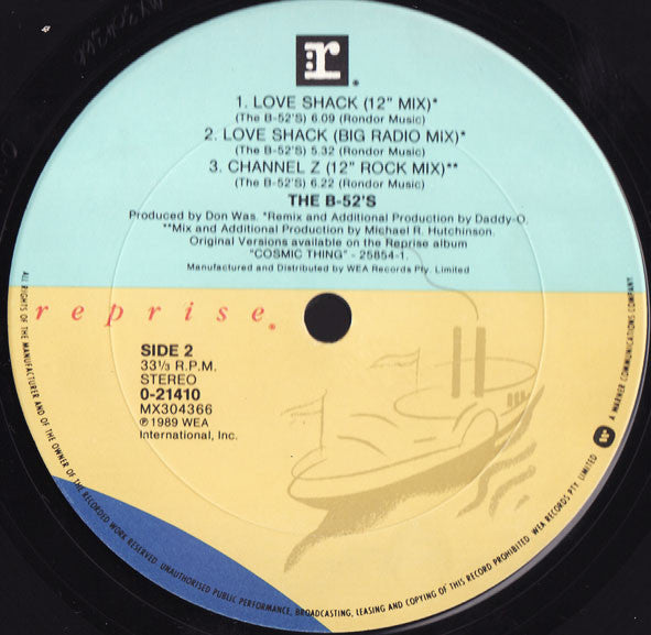 The B-52's : Love Shack (12")
