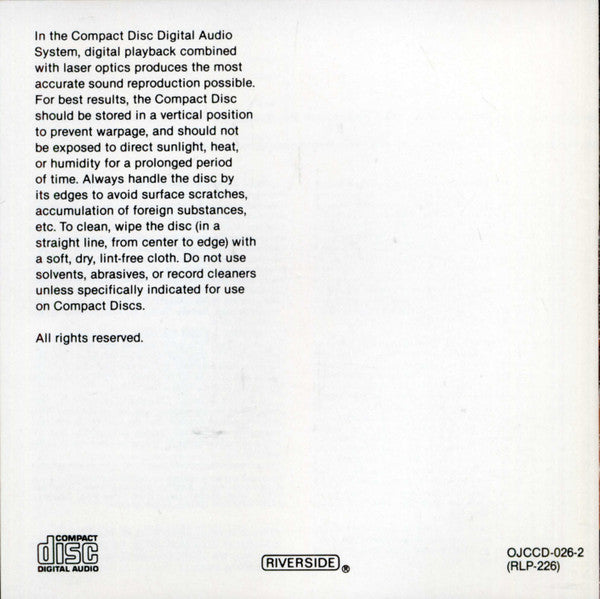 Thelonious Monk With Sonny Rollins, Ernie Henry And Clark Terry : Brilliant Corners (CD, Album, RE, RM)