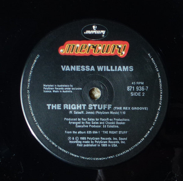 Vanessa Williams : Darlin' I (7", Single)