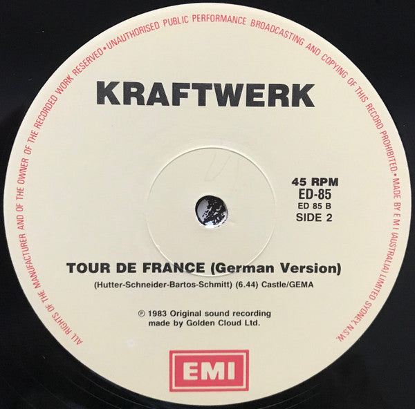 Kraftwerk : Tour De France (12")