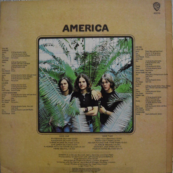 America (2) : America (LP, RE)