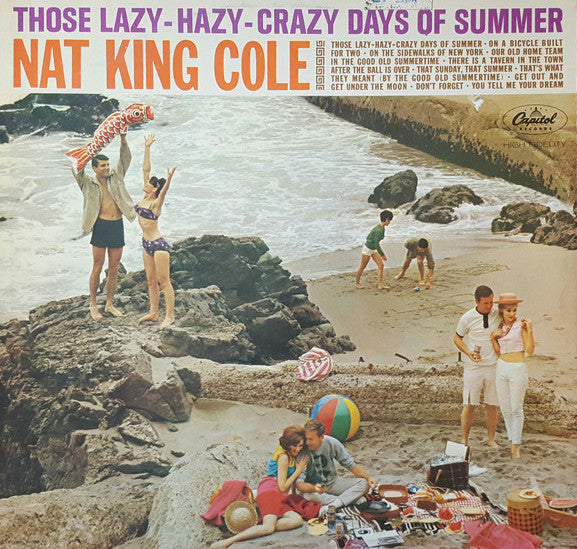 Nat King Cole : Those Lazy-Hazy-Crazy Days Of Summer (LP, Album, RE)