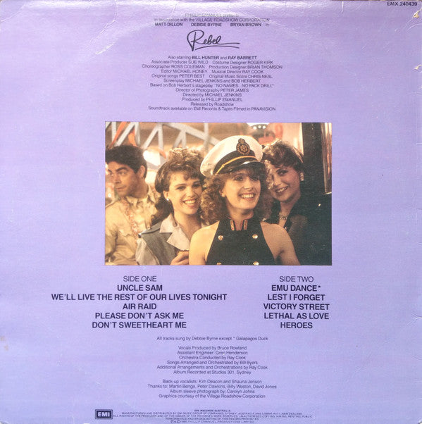 Debra Byrne, Galapagos Duck : Rebel (Original Motion Picture Soundtrack) (LP, Album)