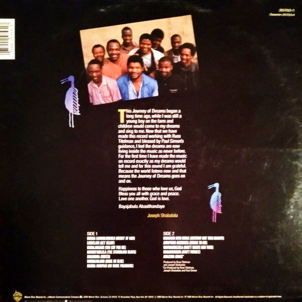 Ladysmith Black Mambazo : Journey Of Dreams (LP, Album)