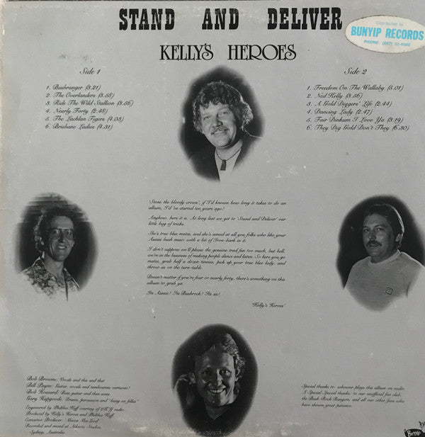 Kelly's Heroes (2) : Stand And Deliver (LP)