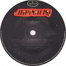Bob Geldof : Love Like A Rocket (7", Single)