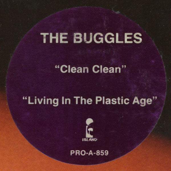 The Buggles : Clean Clean / Living In The Plastic Age (12", Promo)