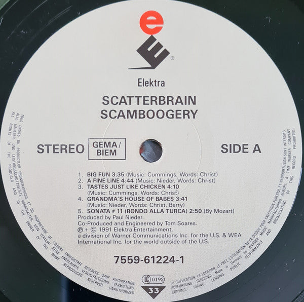 Scatterbrain (3) : Scamboogery (LP, Album)