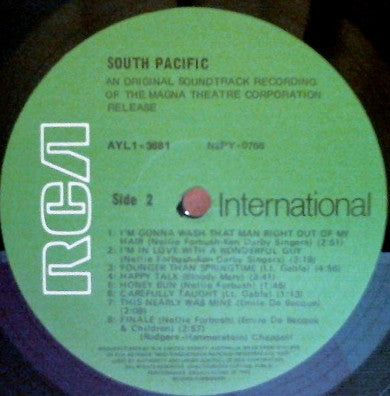 Rodgers & Hammerstein : South Pacific (LP, Album, Mono)
