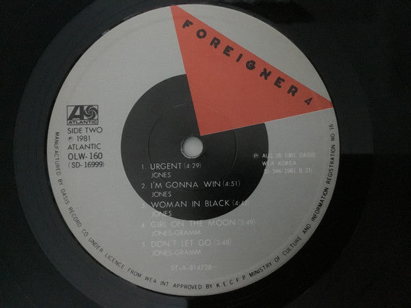 Foreigner : 4 (LP, Album)