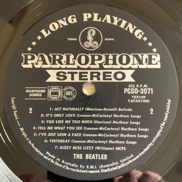 The Beatles : Help! (LP, Album, RP)