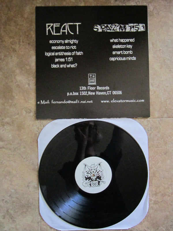 React (4) / Spazm 151 : React / Spazm 151 (LP)