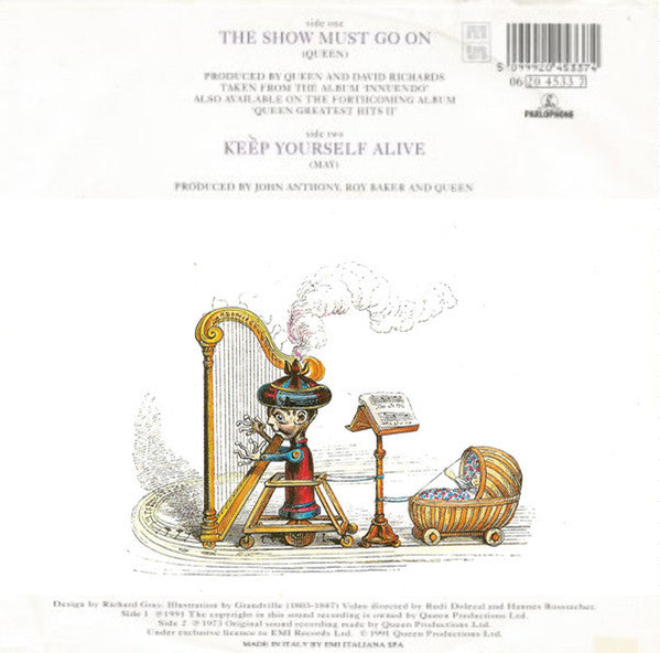 Queen : The Show Must Go On (7", Single)