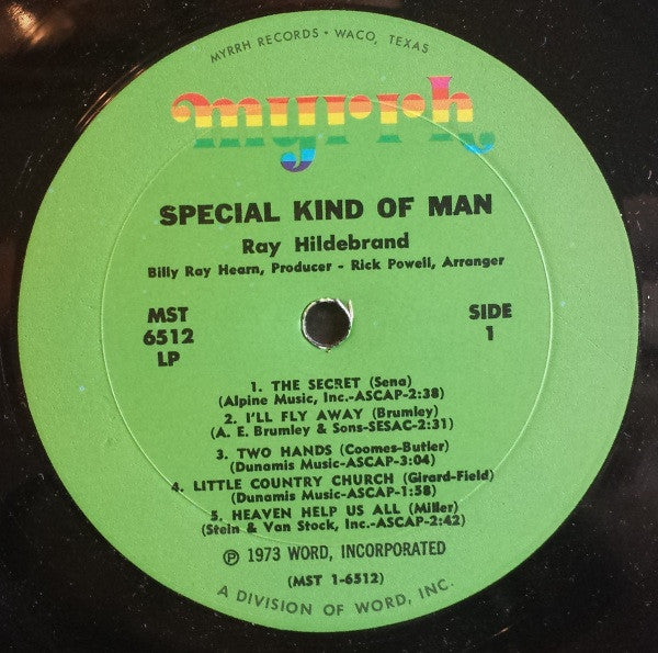 Ray Hildebrand : Special Kind Of Man (LP)