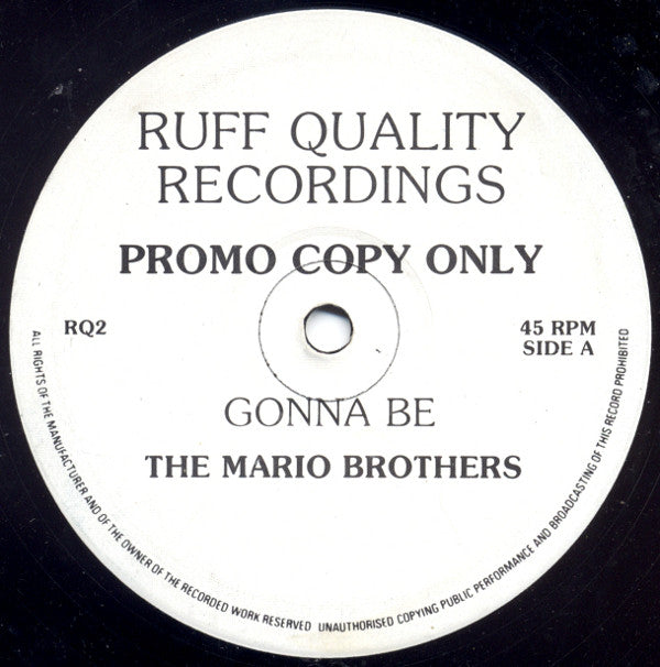 The Mario Brothers : Gonna Be (12", Promo)