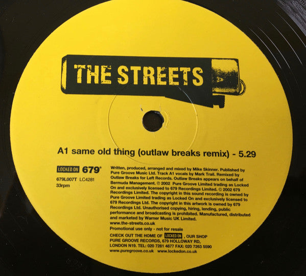 The Streets : Weak Become Heroes (12", Promo)