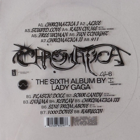 Lady Gaga : Chromatica (LP, Album, Ltd, Sil)