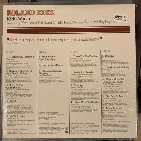 Roland Kirk : Kirk's Works (2xLP, Comp)