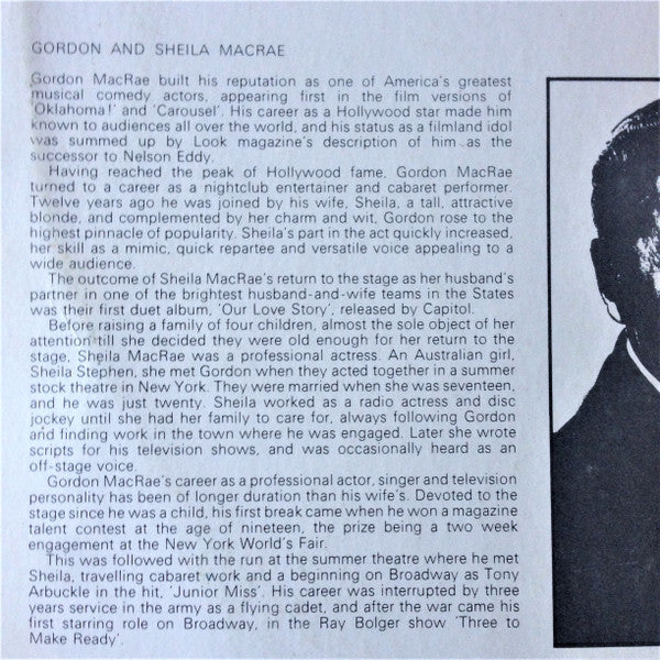 Gordon MacRae : The Shadow Of Your Smile (LP, Album)