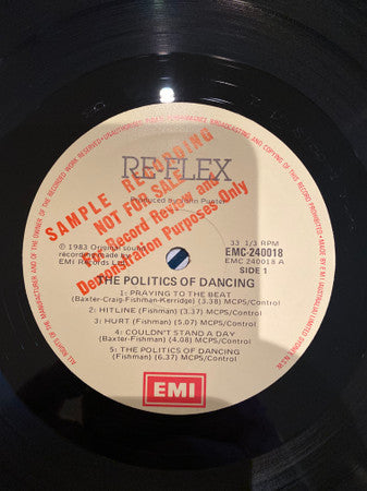 Re-Flex (2) : The Politics Of Dancing (LP, Album, Promo)