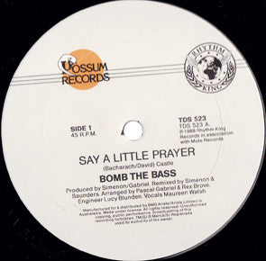 Bomb The Bass : Say A Little Prayer (12")