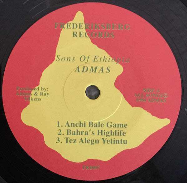 Admas : Sons Of Ethiopia (LP, Album, RE)