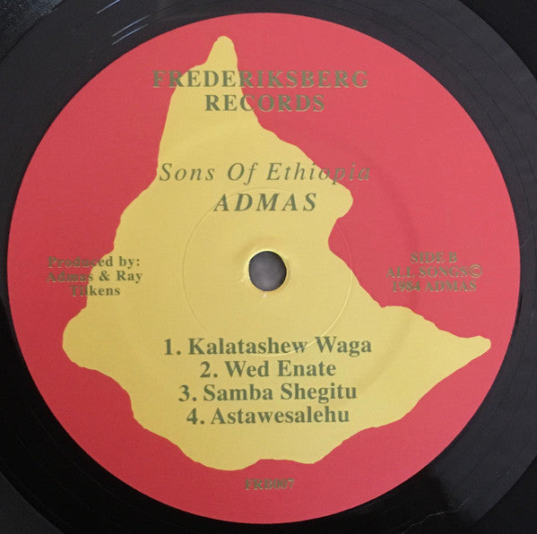 Admas : Sons Of Ethiopia (LP, Album, RE)