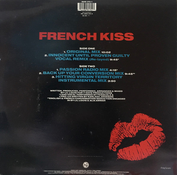 Lil' Louis : French Kisses (12", Single)